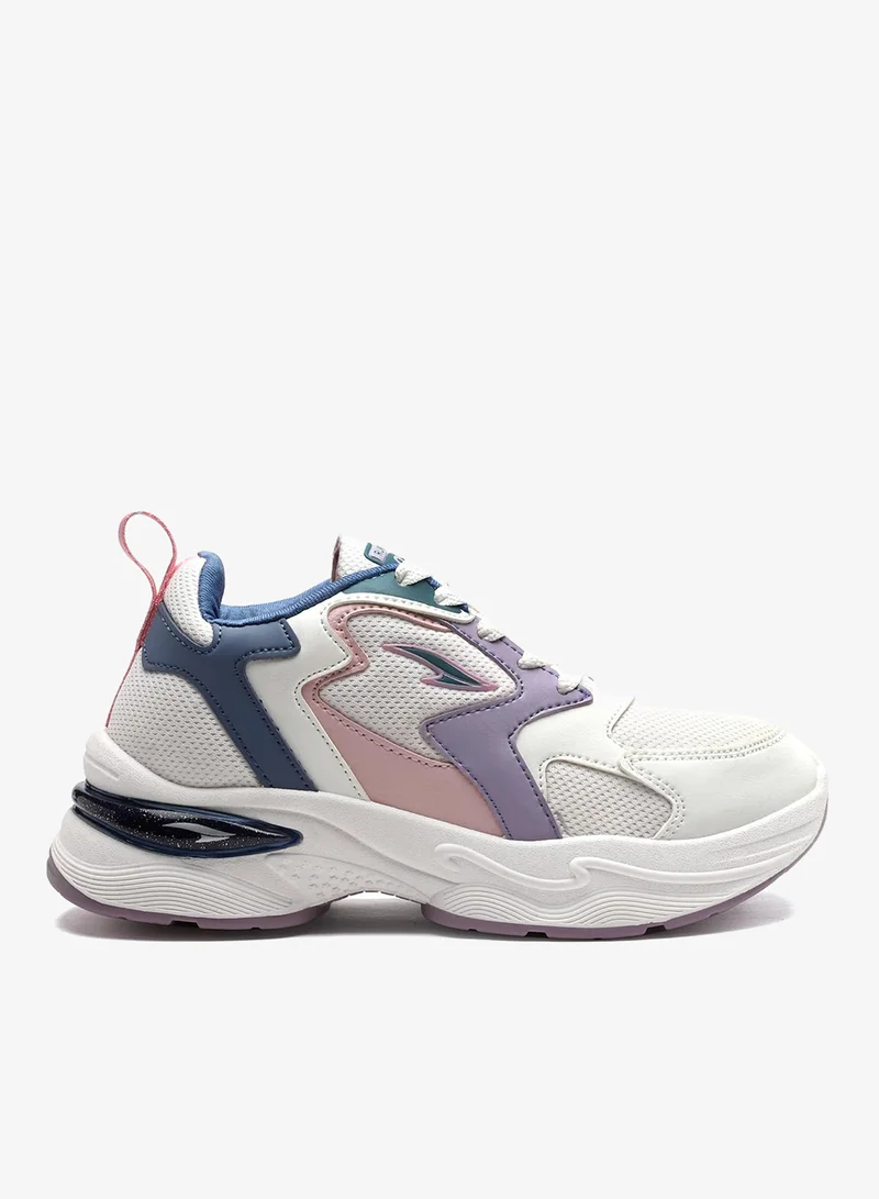 Asian  Stylish White Purple Sneakers for Women and Girls for Women | Best Price UAE