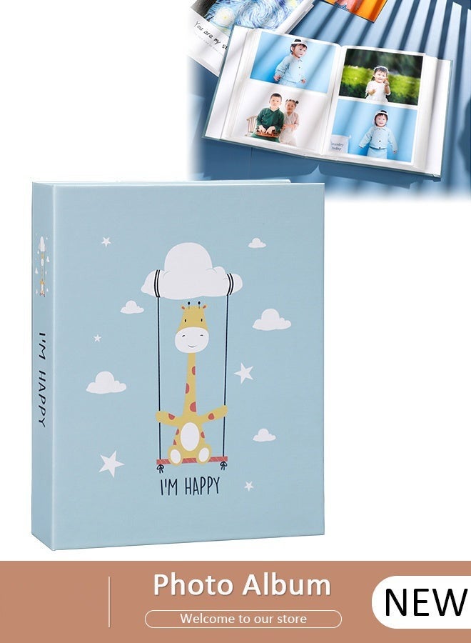 منزل الغابة ألبوم صور بختم 200 جيب لصور مقاس 6 بوصات، ألبوم صور محمول لحفلات الزفاف العائلية والأولاد والبنات - Image 1