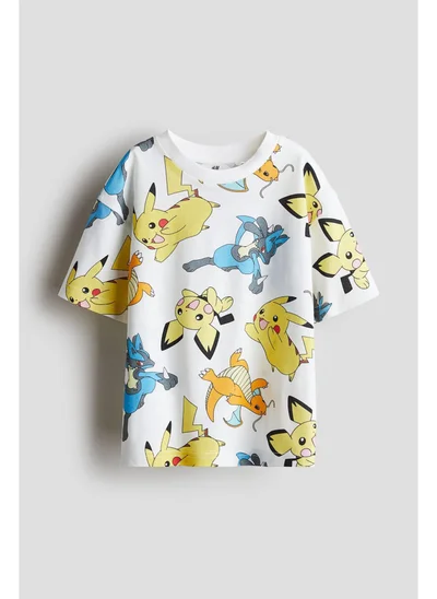 H&M Printed oversized T-shirt
