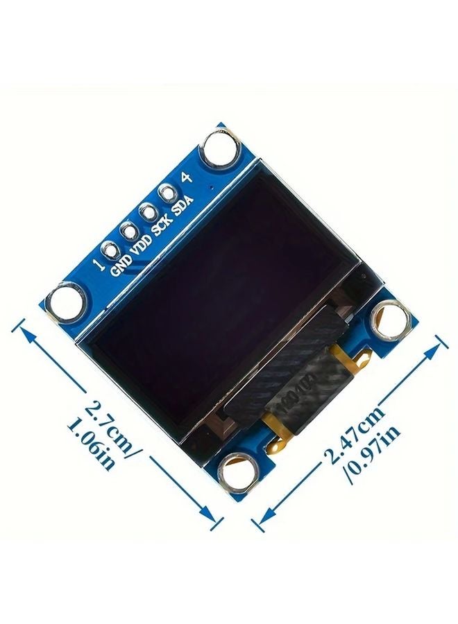 0.96 بوصة وحدة عرض أوليد زرقاء I2C IIC 128x64 مع شاشة أوليد - Image 3