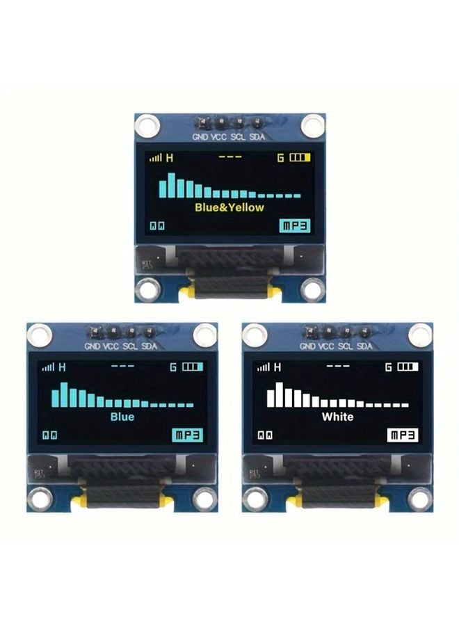 0.96 بوصة وحدة عرض أوليد زرقاء I2C IIC 128x64 مع شاشة أوليد - Image 2