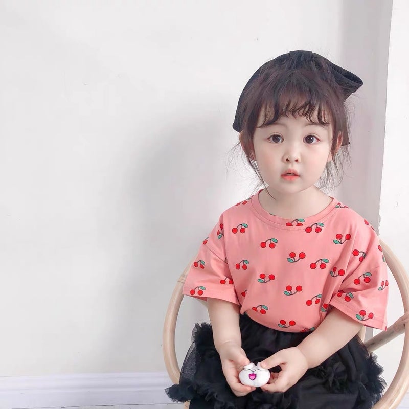 Cotton Children'S Wear Small And Medium-Sized Boys And Girls Summer Short-Sleeved T-Shirt New Stall Korean-Style Cartoon Half-Sleeved Fashion Top - Image 4