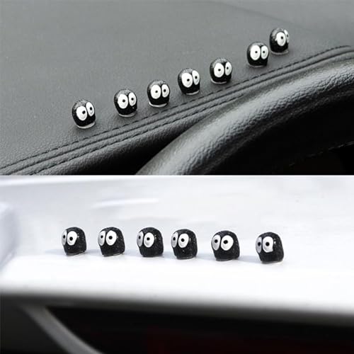 Dimpola Cute Soot Sprites - Car Rearview Mirror Accessories for Car Interior Decoration Dashboard Car Ornament Funny Gifts for Cute Car Mirror Interior Decors (25 Pcs) - Image 1