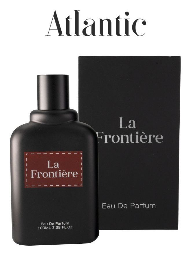 أتلانتيك - عطر لا فرونتير للرجال أو دو برفوم 100 مل عطر طويل الأمد دارك للرجل - Image 1