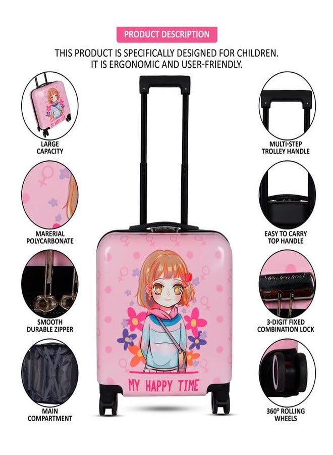 Polo Class Kids 20 inch Trolley Bag -Pink - Image 5
