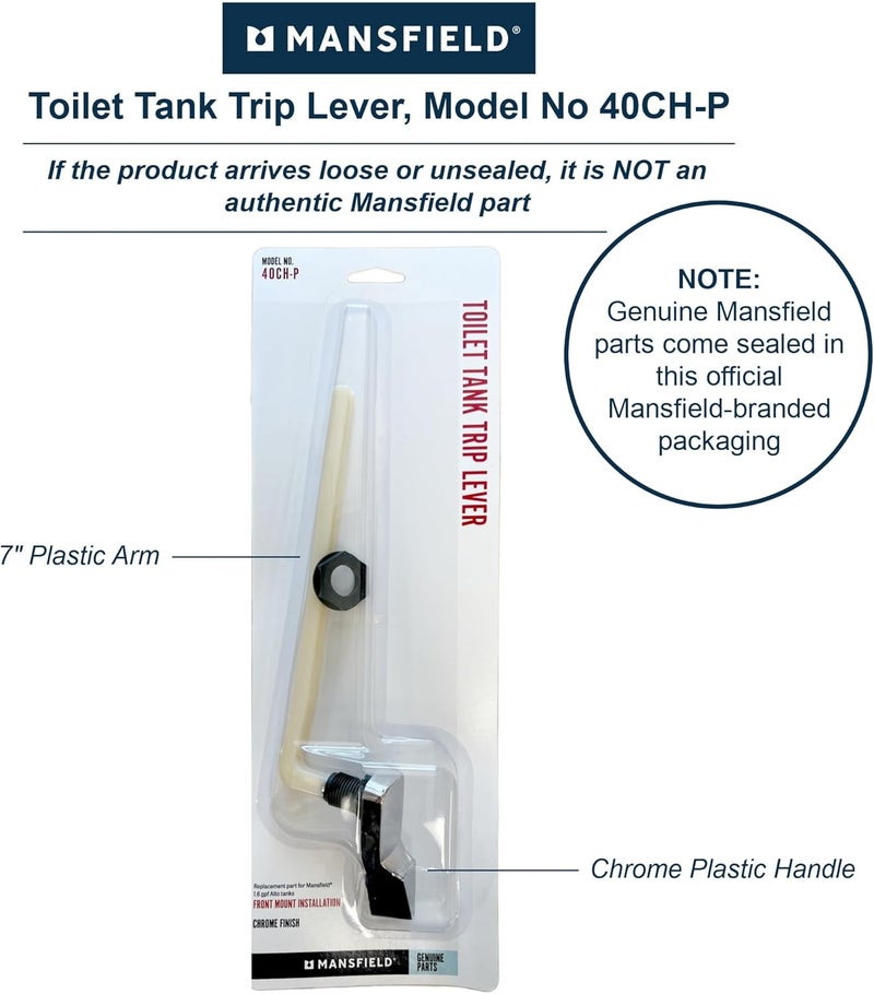 Mansfield Model 40 Flush Lever - 1 Each by Plumbing - Image 1