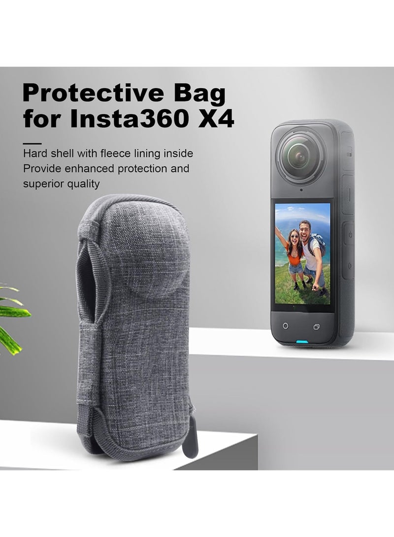 General Insta360 X4 Mini Carrying Case, Hard Shell Protective Travel Case, Lens Case, Portable Case, 360 Degree Case, Camera Accessories  - Image 2