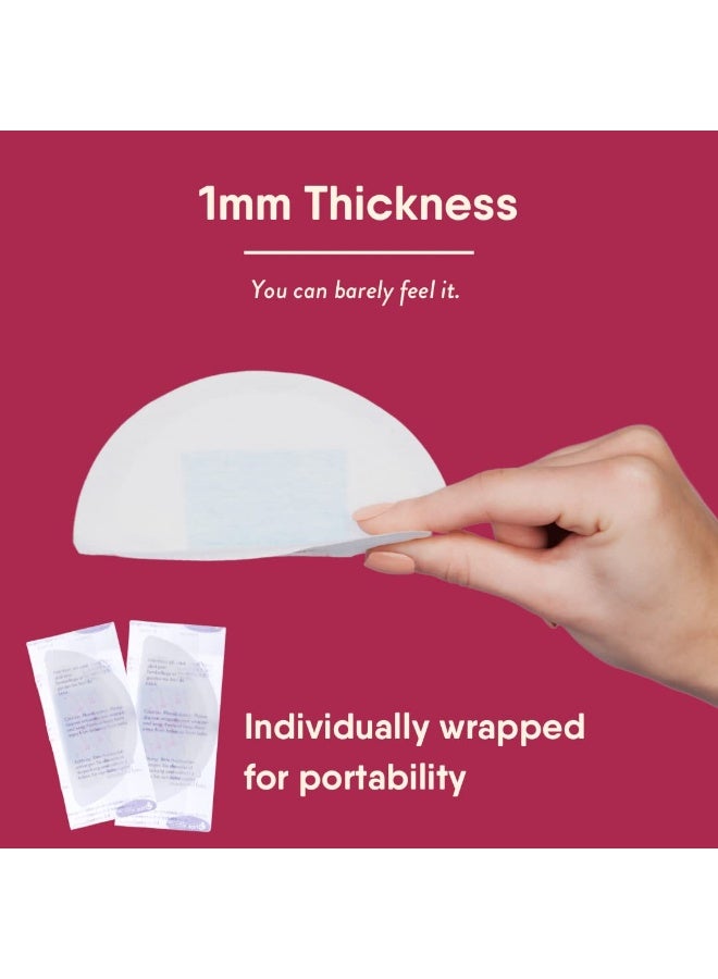 NatureBond Disposable Nursing Pads Ultra Thin Breastfeeding Breast Pads, Light, Contoured and Highly Absorbent. Highest Absorbency/Thinness Ratio 1mm (120 Pads) - Image 3
