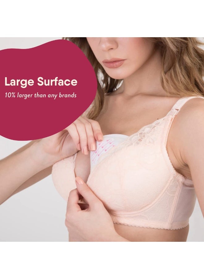 NatureBond Disposable Nursing Pads Ultra Thin Breastfeeding Breast Pads, Light, Contoured and Highly Absorbent. Highest Absorbency/Thinness Ratio 1mm (120 Pads) - Image 4