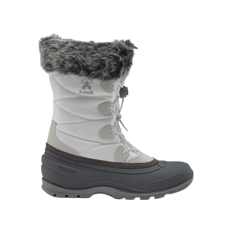 Kamik Momentum 3 Insulated Snow Boots - Waterproof Boots for Women - Thermal Insulation & Traction for Women's Winter Shoes, White - 11 - Image 3