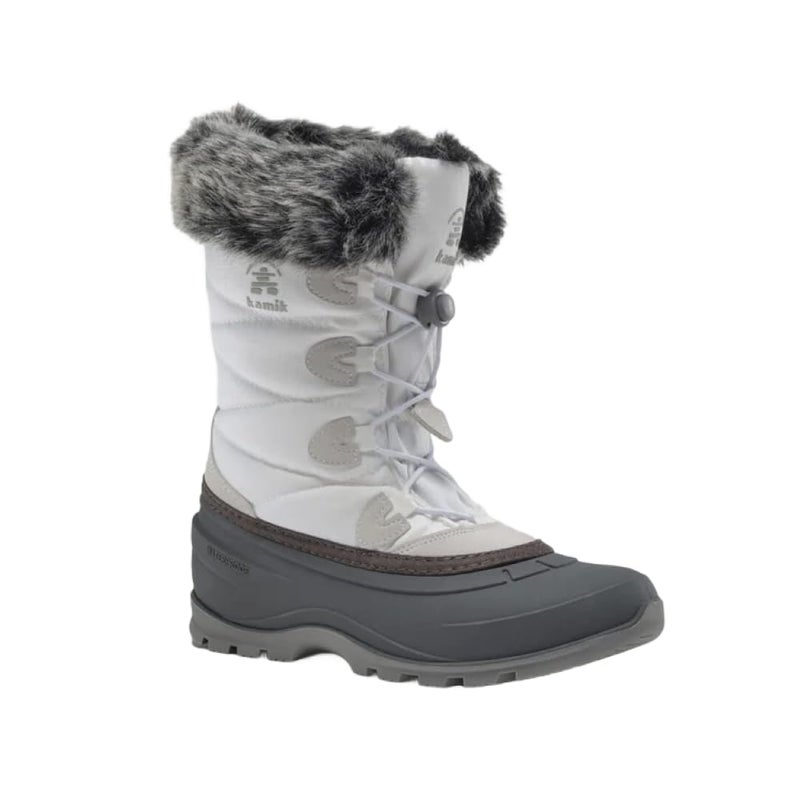 Kamik Momentum 3 Insulated Snow Boots - Waterproof Boots for Women - Thermal Insulation & Traction for Women's Winter Shoes, White - 11 - Image 1