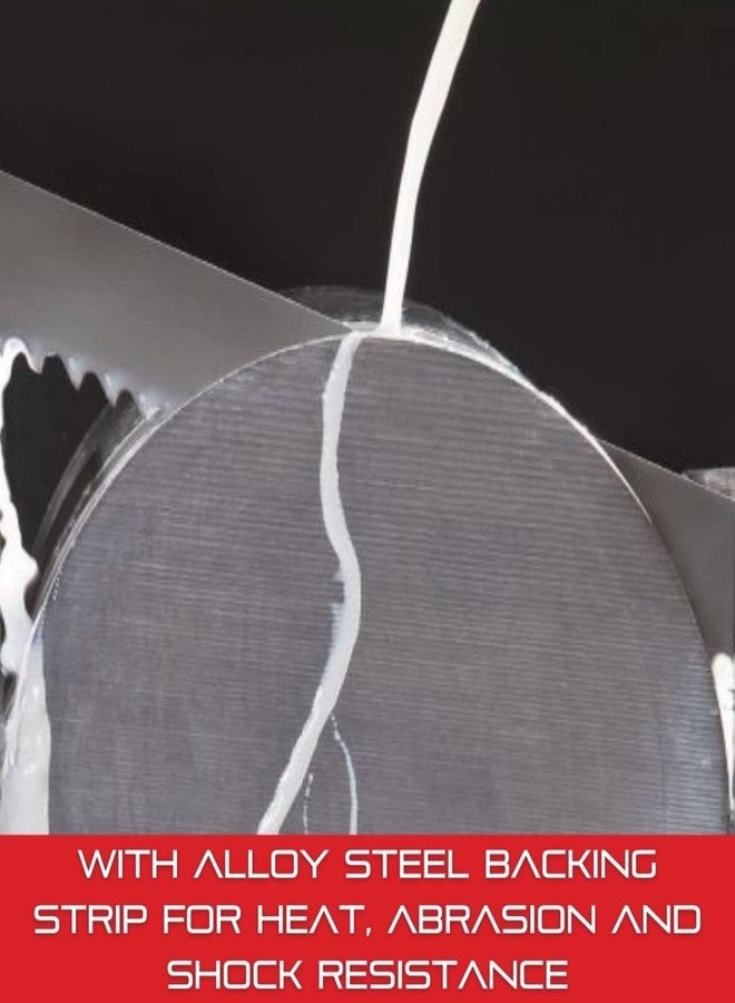 ستارريت شفرة منشار شريطي ثنائية المعدن من ستاريت إنتنس برو-داي مع أسنان من الفولاذ عالي السرعة من الكوبالت M-42 - مثالية لأدوات الفولاذ والقوالب - 5 أقدام، 4-1/2 بوصة، 1/2 × 0.025 × 14-18/P - 99188-05-04-1/2 - Image 5