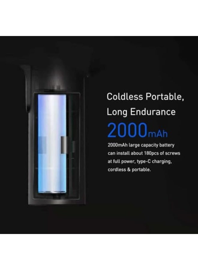 Xiaomi Xioami Mi Cordless Screwdriver- 5N M High Torque 2000Mah Large Capacity Battery 12 S2 Alloy Steel Tips - Image 5