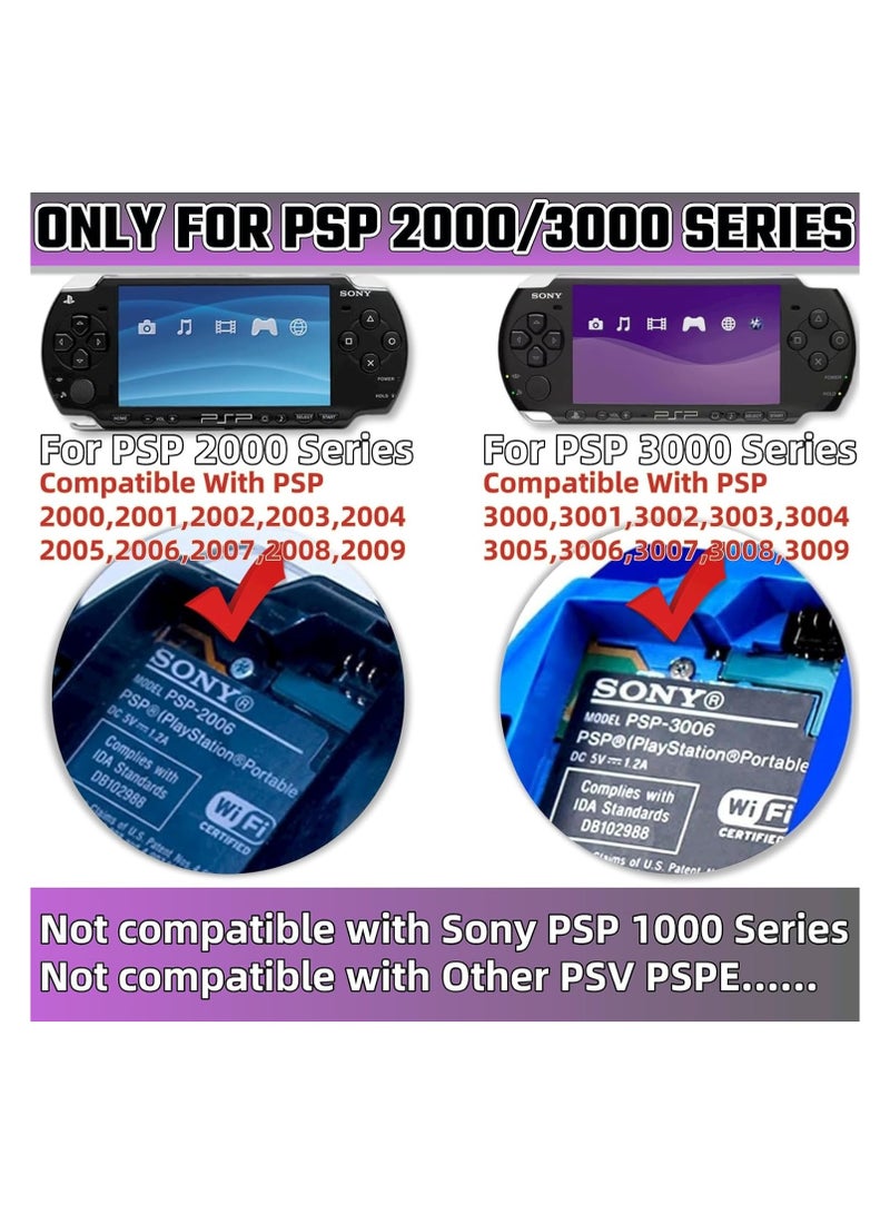 The transparent Snap-On crystal hard case is compatible with the Sony PSP 3000 Series /PSP Slim 2000 Series and comes with the PSP 2000 3000's clear display movie stand to protect against dust and s - Image 2