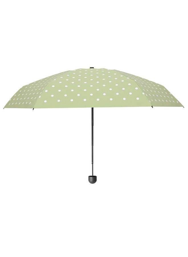 Travel Umbrella Portable Automatic Umbrella Rainproof And Windproof UPF 50+ UV Protection Umbrella Travel Umbrella Compact Automatic Opening And Closing Umbrella Unisex 6 Ribs Green - Image 5