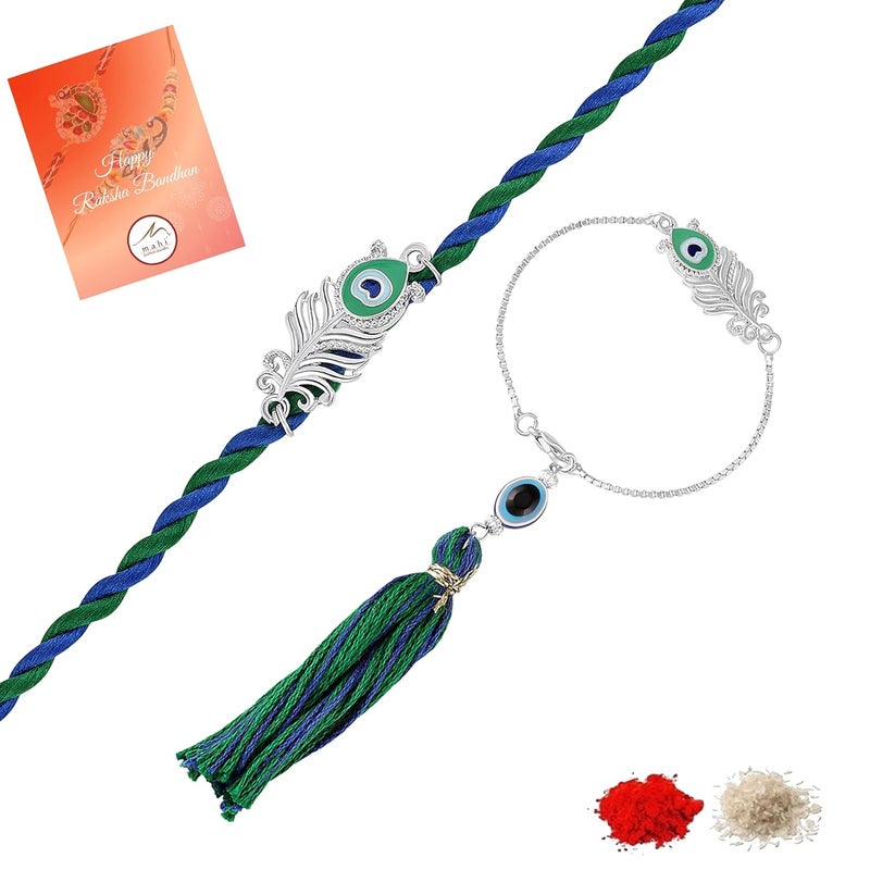 Mahi Couple Rakhi Combo for Bhai and Bhabhi (PARCOL1105336PR) - Image 1