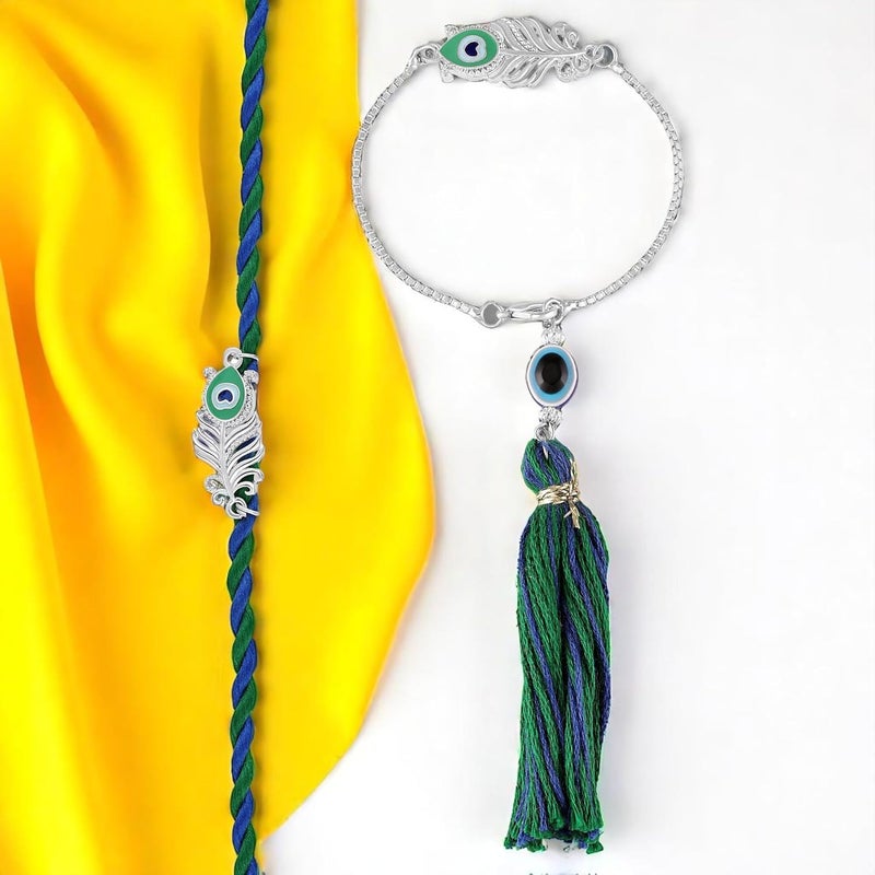 Mahi Couple Rakhi Combo for Bhai and Bhabhi (PARCOL1105336PR) - Image 3