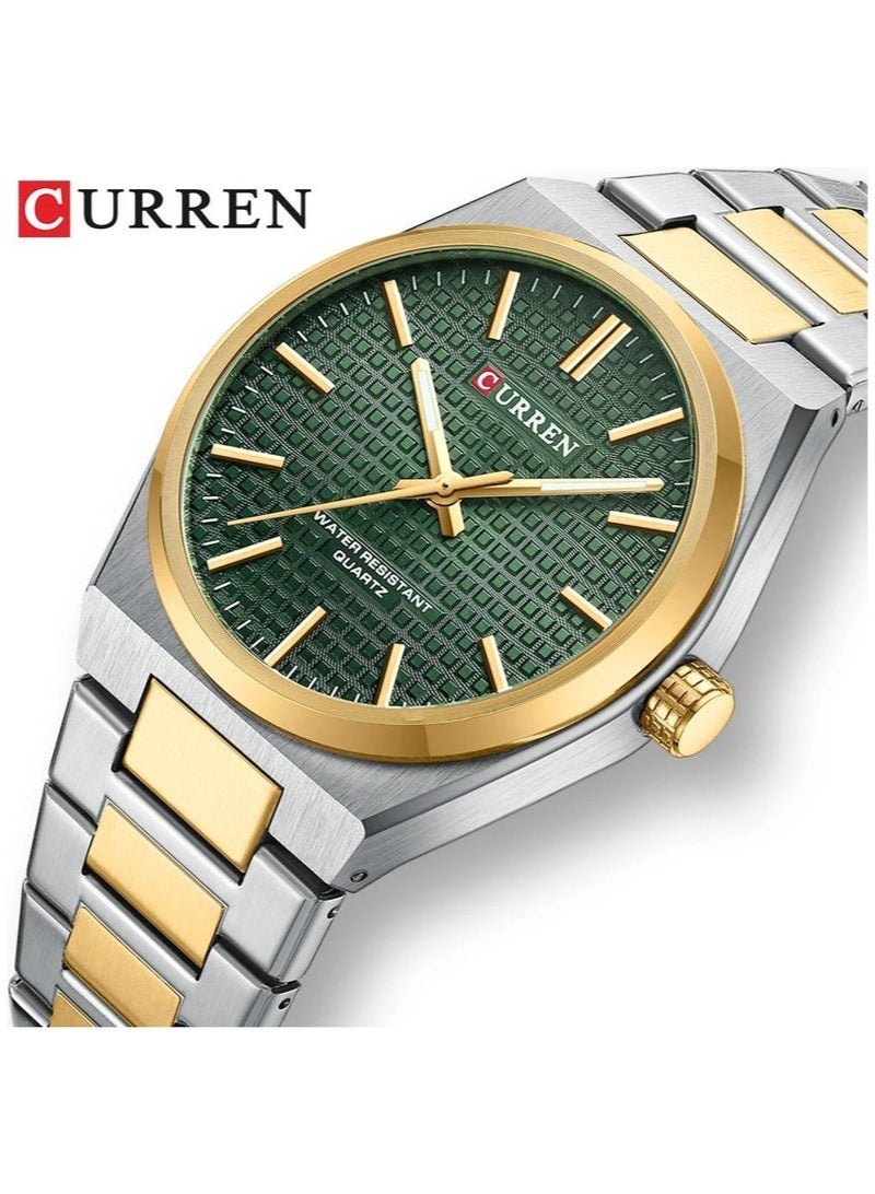 كارين طقم ساعة زوجية Curren 8439 من الفولاذ المقاوم للصدأ - Image 2