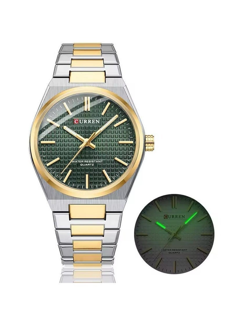 كارين طقم ساعة زوجية Curren 8439 من الفولاذ المقاوم للصدأ - Image 3