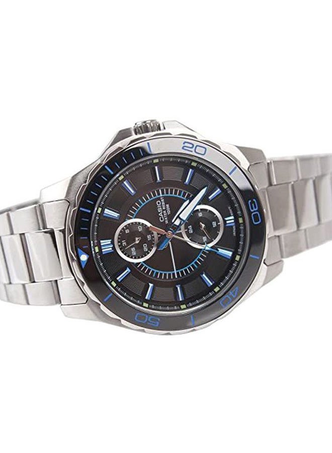 CASIO Men Water Resistant Analog Watch MTD1077D-1A1VDF - Image 3