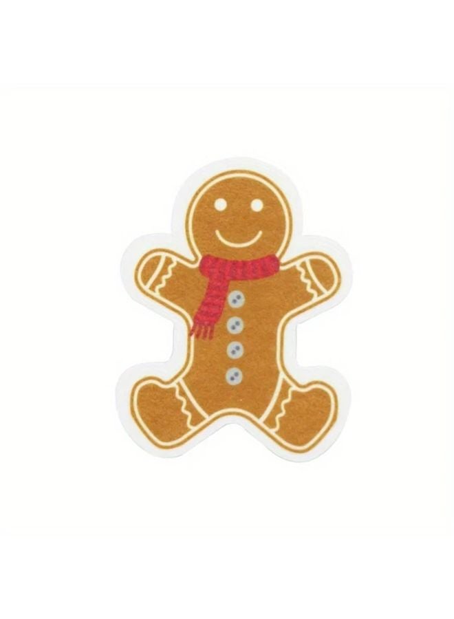 Gingerbread Man Heavy Duty Double Sided Dish Sponges with Hanging Loop - Image 1
