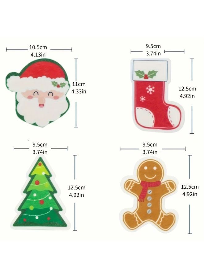 Gingerbread Man Heavy Duty Double Sided Dish Sponges with Hanging Loop - Image 5