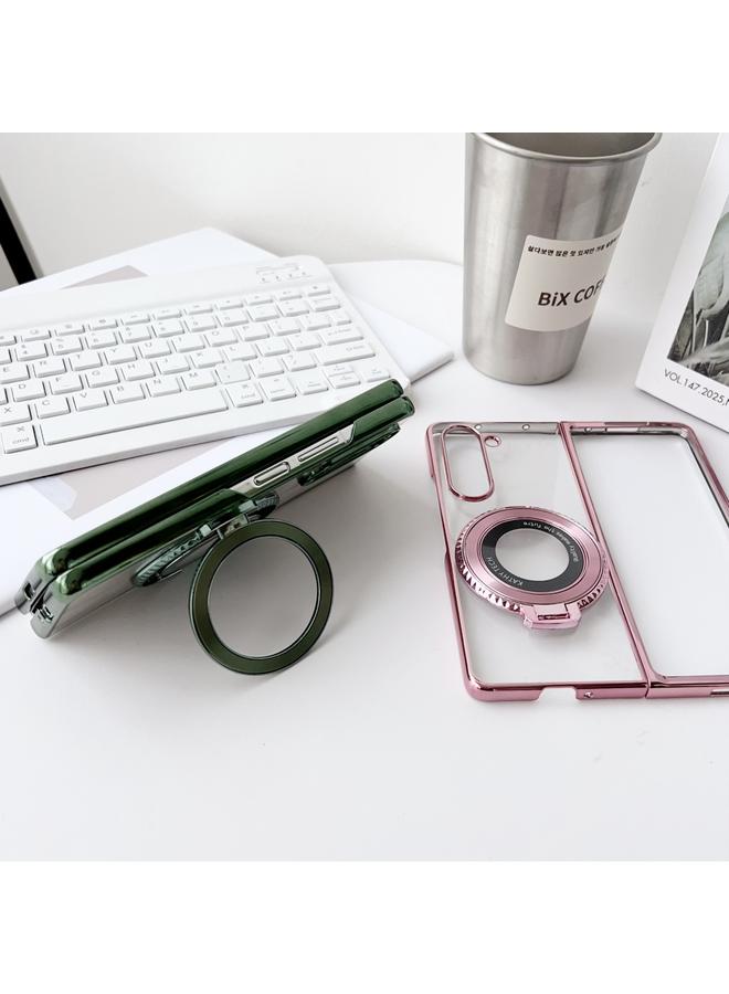 اس-توب جراب لهاتف Samsung Galaxy Z Fold4 5G، جراب قابل للطي مع حامل دوار من MagSafe، جراب هاتف مقاوم للصدمات من الكمبيوتر الشخصي - Image 3