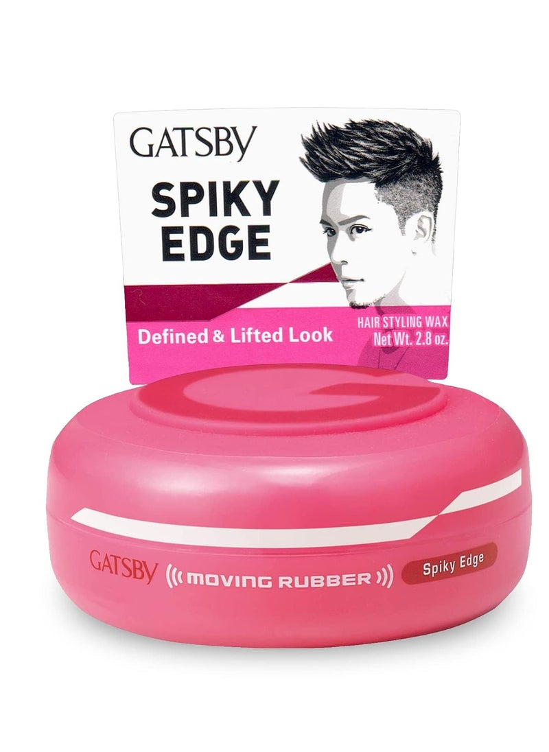 GATSBY GATSBY Moving Rubber Spiky Edge Hair Wax, English Version, 80g/2.8oz  - Image 1