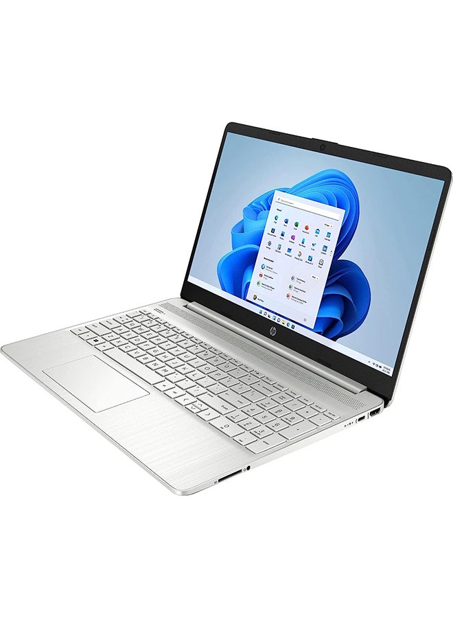 HP كمبيوتر محمول 15 بشاشة مقاس 15.6 بوصة ومعالج Core i3 1115G4 وذاكرة وصول عشوائي سعة 8 جيجابايت ومحرك أقراص SSD سعة 256 جيجابايت وبطاقة رسومات مدمجة ونظام التشغيل Windows 10 Pro + محرك أقراص فلاش سعة 64 جيجابايت - Image 3