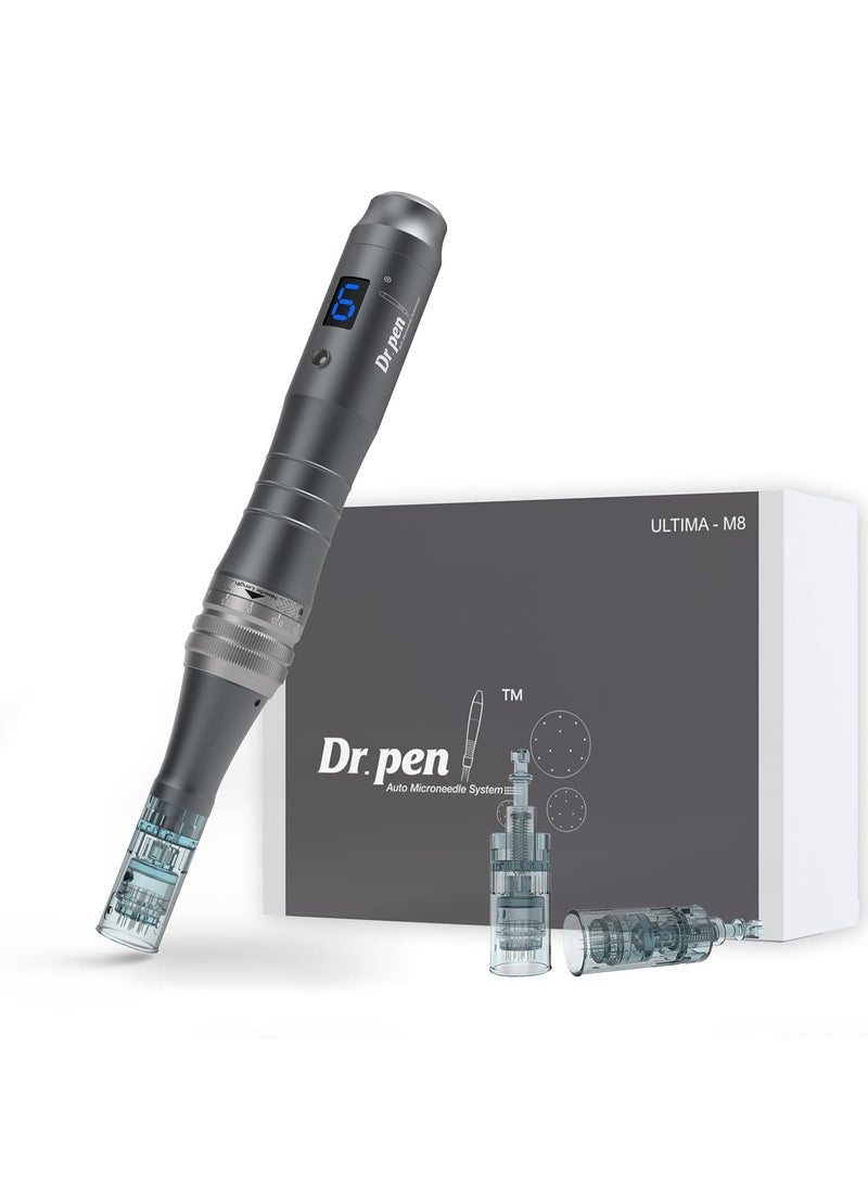 Dr.pen Dr. Pen Ultima M8 Professional Microneedling Pen - Cordless Derma Auto Pen - Best Face and Body Skincare Kit with 20pcs Multiple specification needles  - Image 1