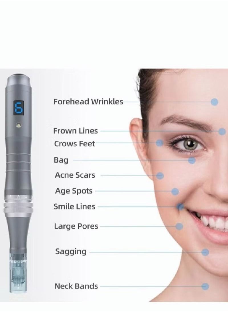 Dr.pen Dr. Pen Ultima M8 Professional Microneedling Pen - Cordless Derma Auto Pen - Best Face and Body Skincare Kit with 20pcs Multiple specification needles  - Image 3