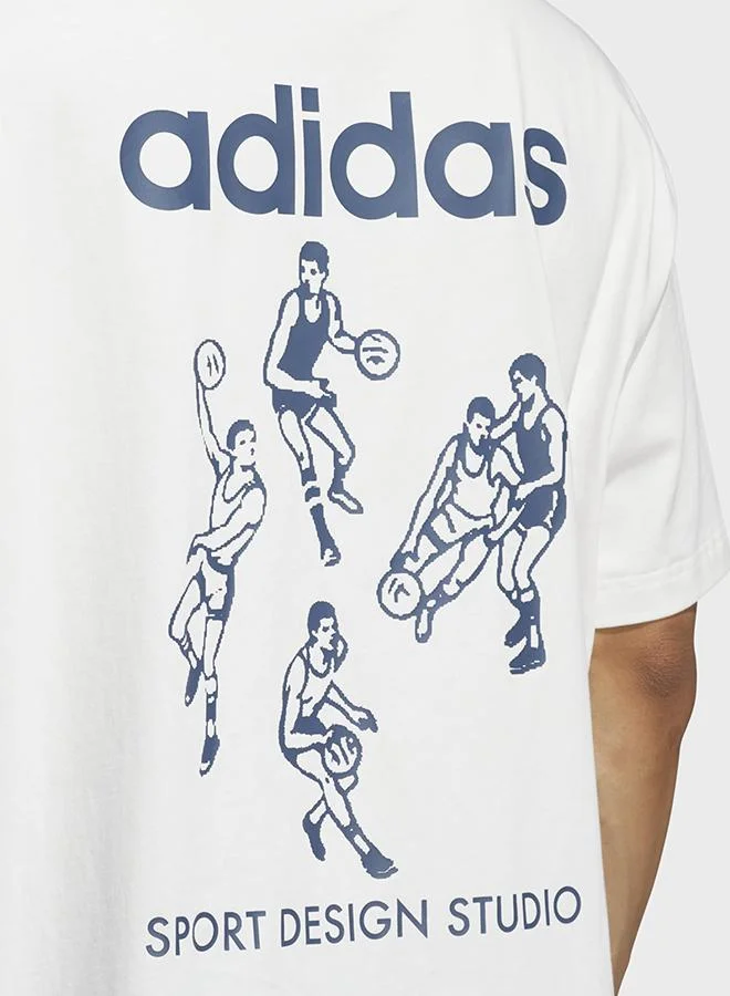 Adidas  adidas Sport Design Studio Players Graphic T-Shirt  | Best Price UAE
