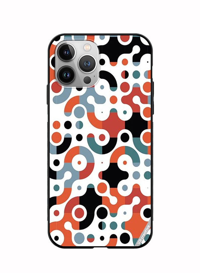 VR CREATIVE Protective Case Cover For Apple iPhone 11 Pro Max Geomatric Pattern Design Multicolour - Image 1