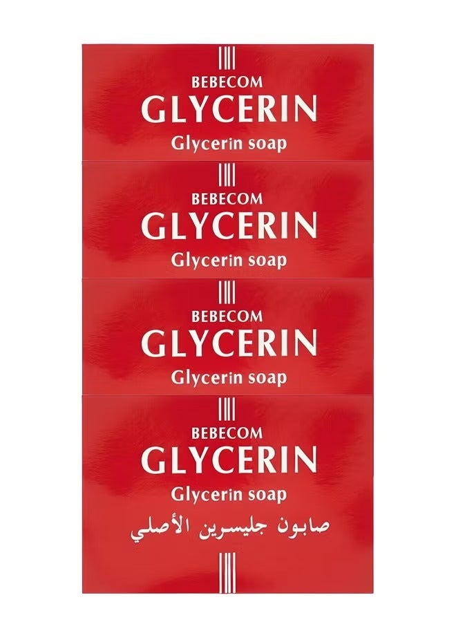 Glycerin Bebecom 4 Pieces Glycerin Original Soap 125 Gram