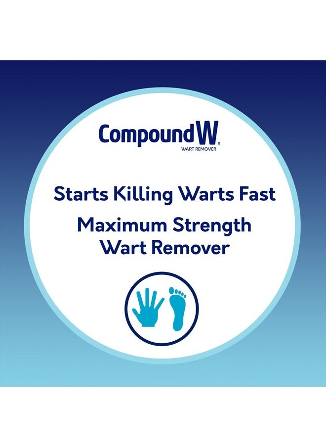 Compound W - Maximum Strength One Step Invisible Wart Remover Strips, 14 CT, 2 Pack - Image 1