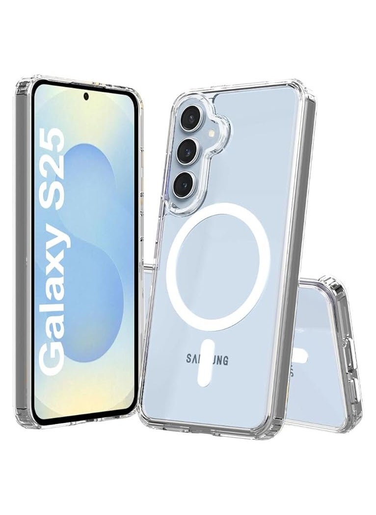 TWEGGON Samsung S25 Case, Protection Clear Magsafe Case for Samsung Galaxy S25 6.2"  - Image 1