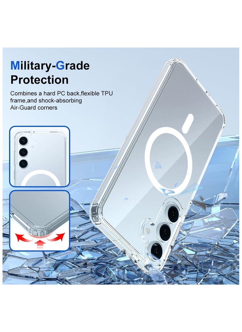 TWEGGON Samsung S25 Case, Protection Clear Magsafe Case for Samsung Galaxy S25 6.2"  - Image 2