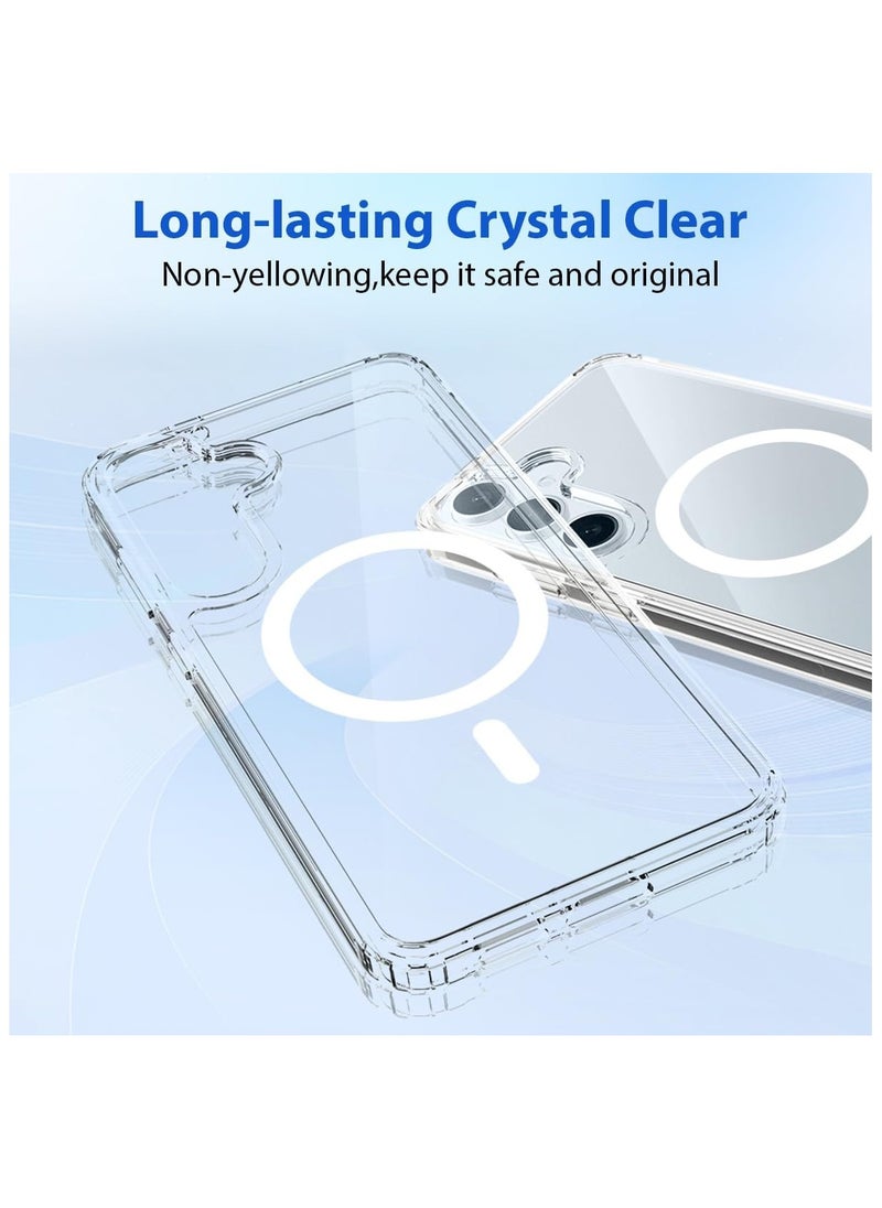 TWEGGON Samsung S25 Case, Protection Clear Magsafe Case for Samsung Galaxy S25 6.2"  - Image 5