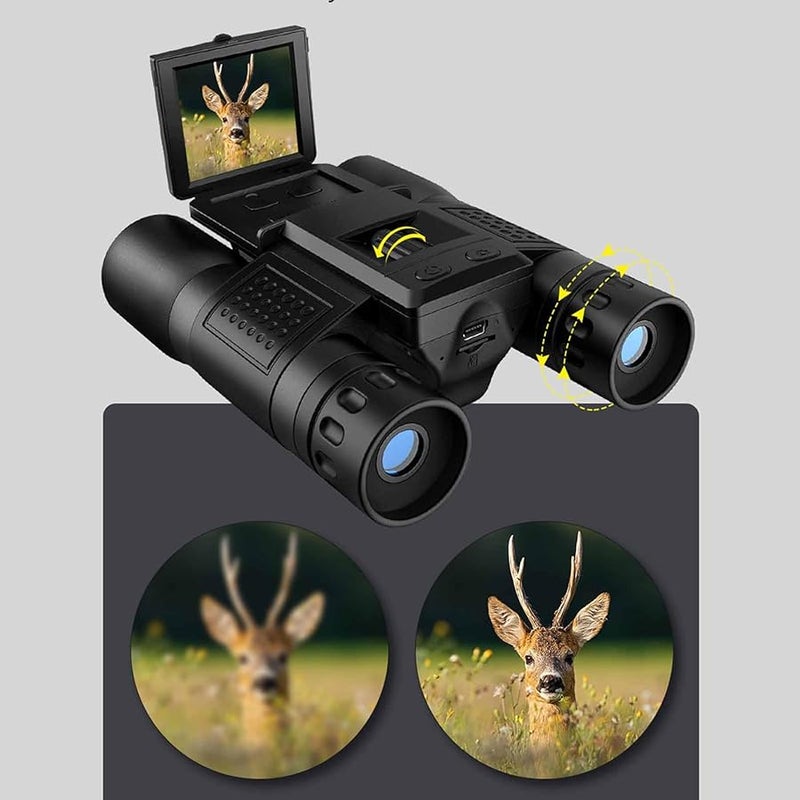 Digital Binoculars With Camera 48MP 2 5K UHD 8X Zoom 2 4 Inch Screen Type C Recorder 32mm Lens For Bird Watching - Image 3