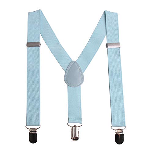 GUCHOL Baby Boys First Birthday Cake Smash Outfit Suspenders Bow Tie Rugby ONE Themes Diaper Cover (Light Blue Cake Smash Outfit) - Image 5