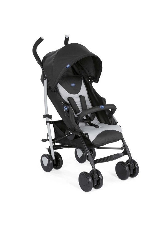 Chicco Echo Stroller with Bumper Bar, Pram for 0 to 5 years New Born / Baby / Toddler / Kid (Boy,Girl), (Upto 22 Kgs, Stone Grey) - Image 1