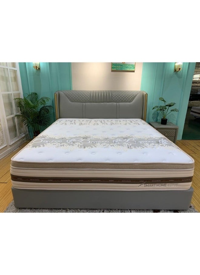 SMART HOME - Multi-layer bed mattress with high density sponge texture, 12-layer medical mattress made of memory foam, 200 cm long, 120 cm wide and 30 cm high - Image 1