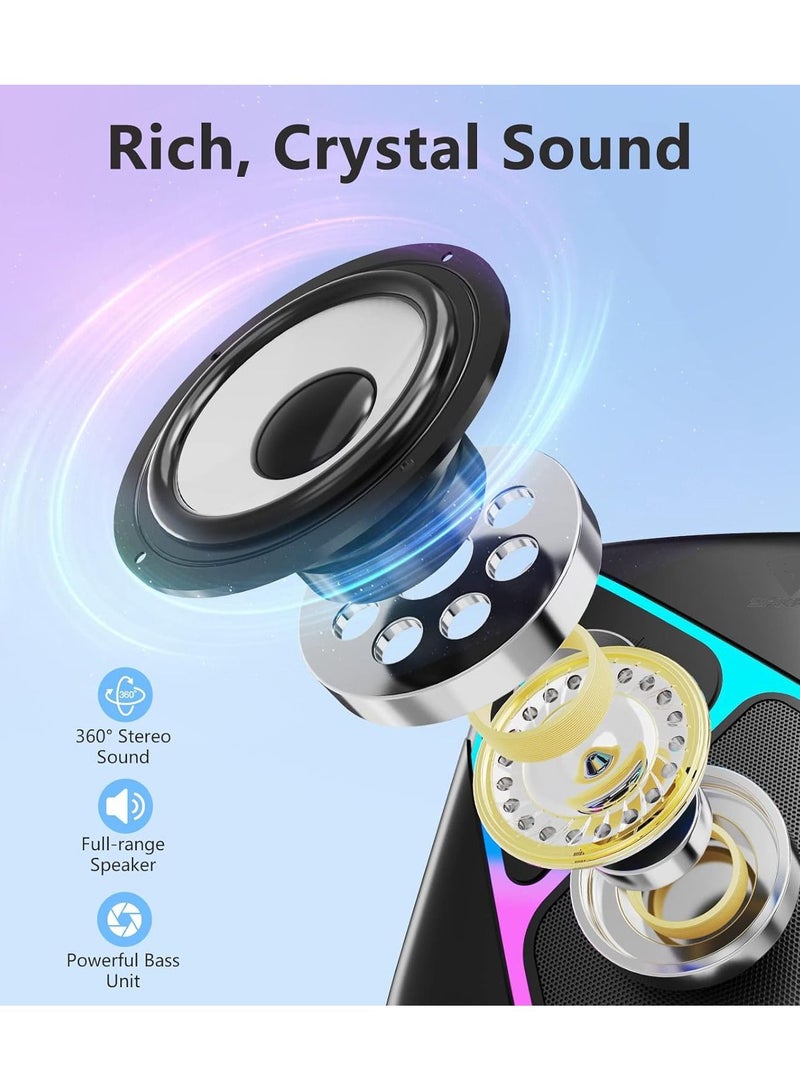 XTRIKE ME SK610 2.1 Stereo Wired Gaming Speakers with Subwoofer, RGB Lights Stereo Bass 11W - Image 4