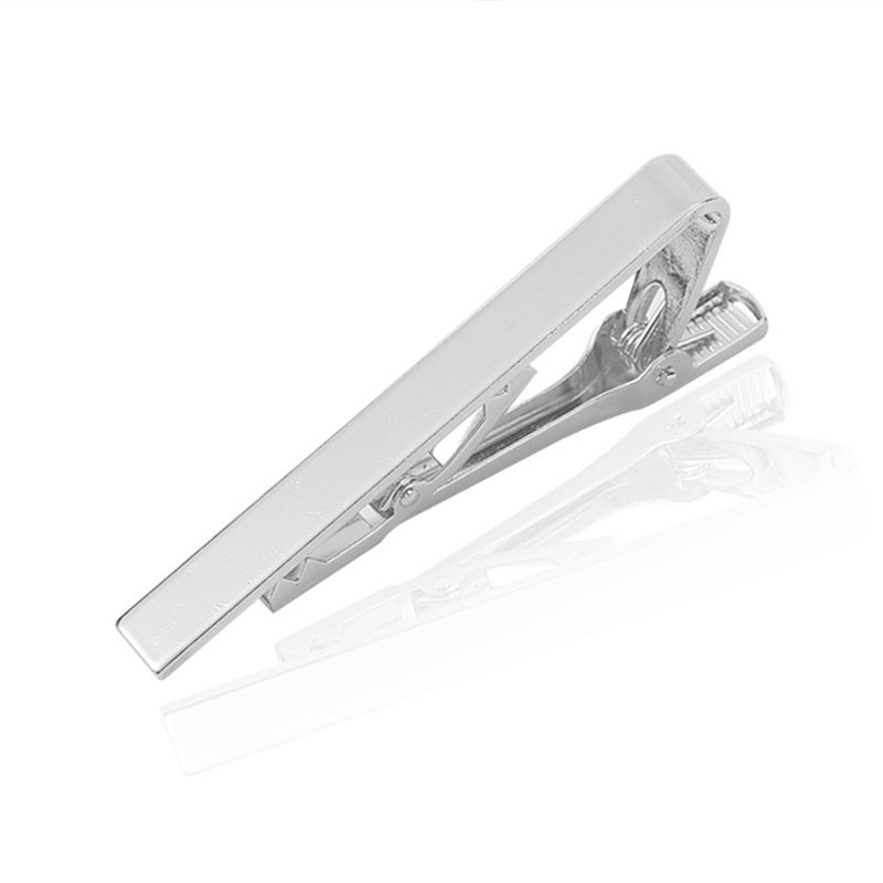 New Mens Simple Shirt Tie Clip HQ185 Silver