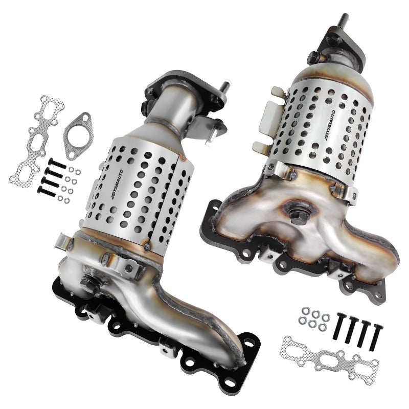 ABYSMAUTO Left Right Catalytic Converter Directfit Compatible with Ford Explorer Flex Taurus 20132019 35L V6 Lincoln MKS 20132016 37L V6 Catalytic Convertor 16721 16728 EPA Compliant