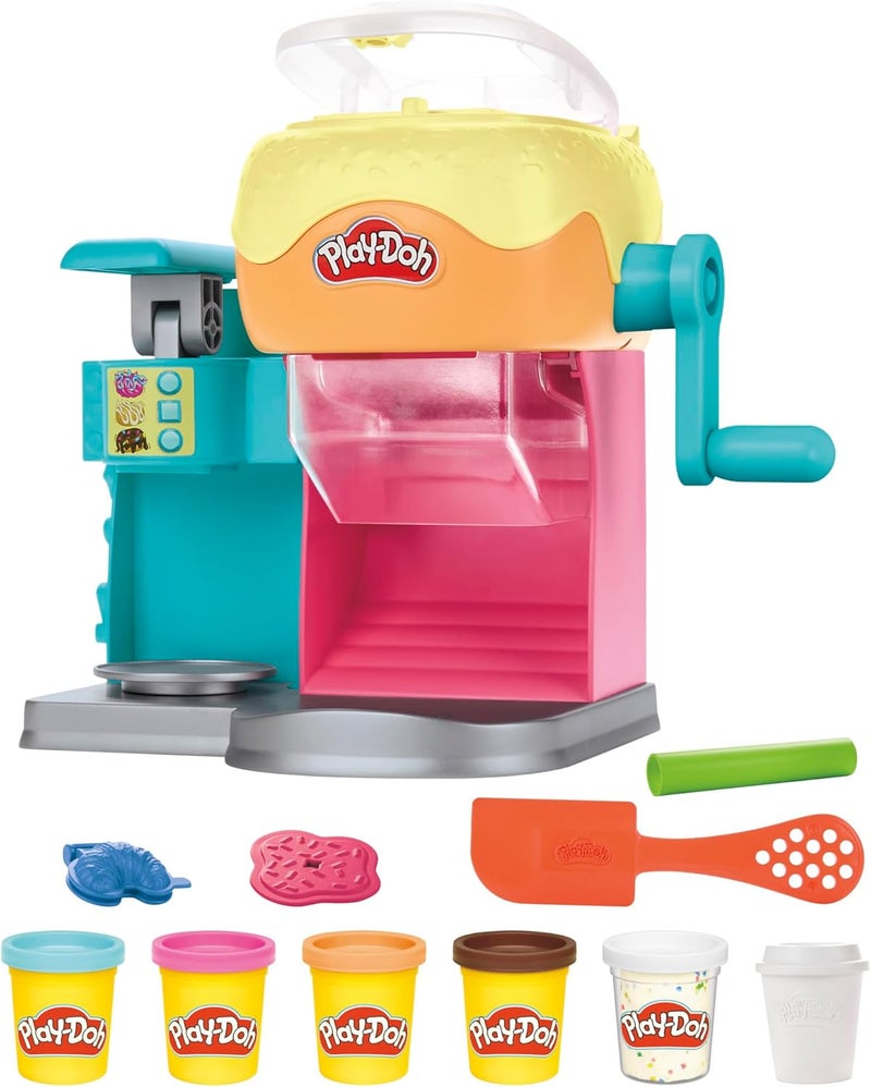 Play-Doh مجموعة متجر دونات دروب، لعبة طعام، فنون وحرف للأطفال 3+ - Image 1