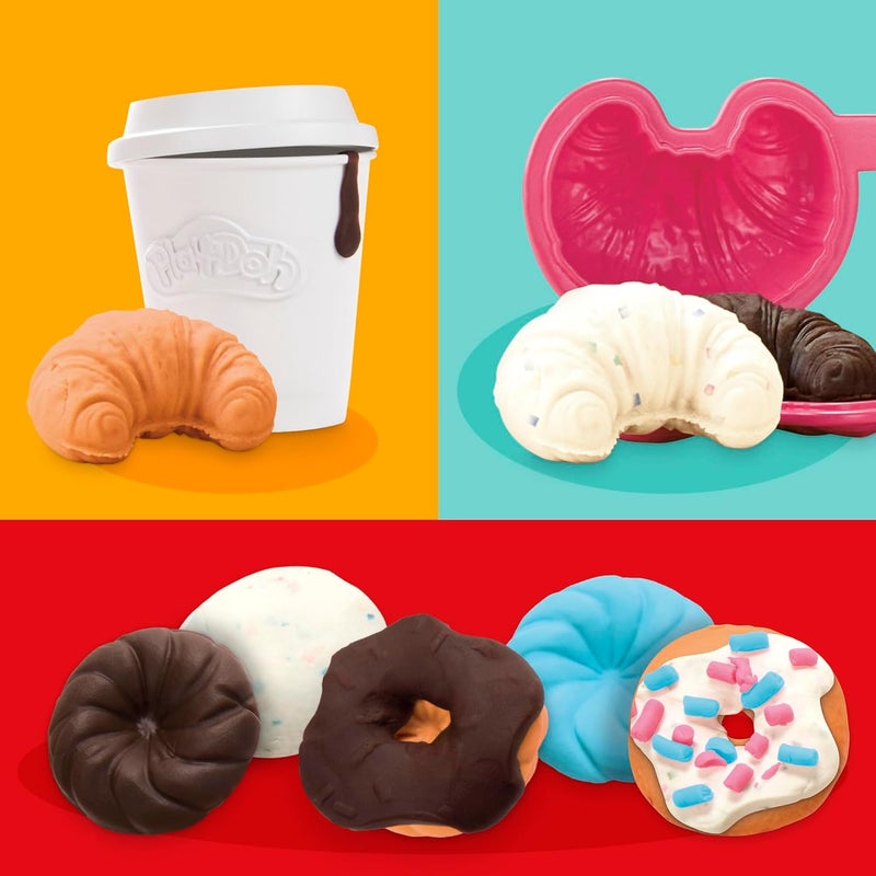 Play-Doh مجموعة متجر دونات دروب، لعبة طعام، فنون وحرف للأطفال 3+ - Image 4