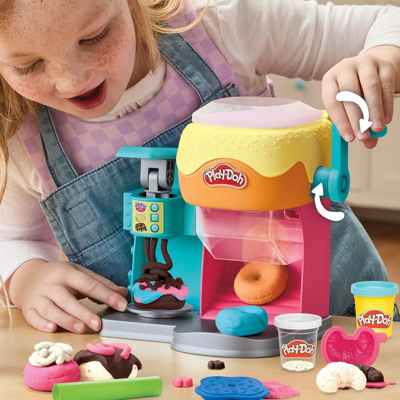 Play-Doh مجموعة متجر دونات دروب، لعبة طعام، فنون وحرف للأطفال 3+ - Image 3