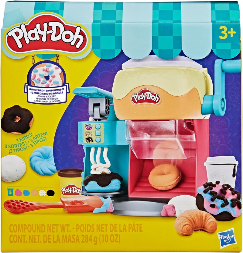 Play-Doh مجموعة متجر دونات دروب، لعبة طعام، فنون وحرف للأطفال 3+ - Image 2
