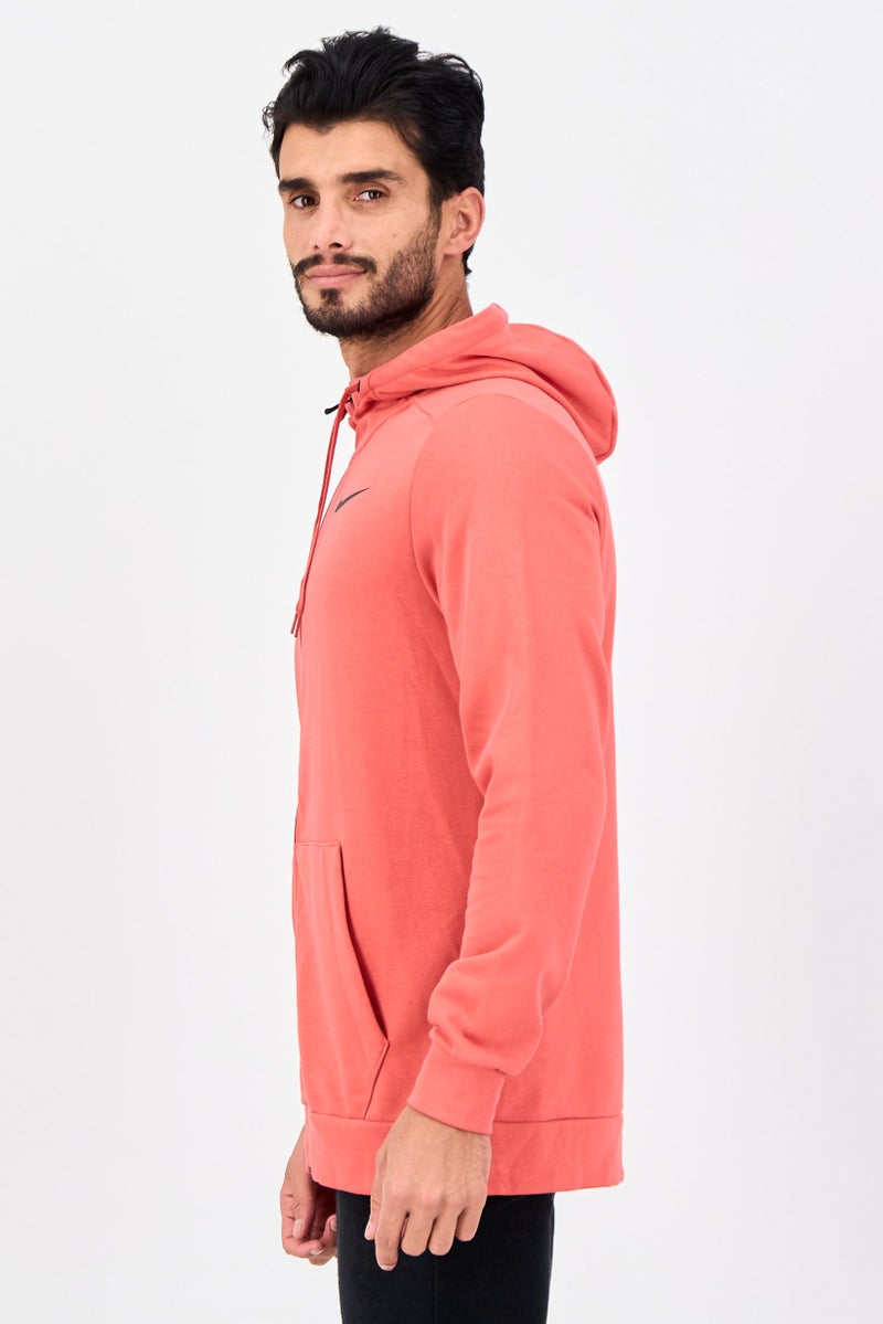 Nike هودي خارجي للرجال بأكمام طويلة بتقنية دري-فيت، أحمر - Image 2